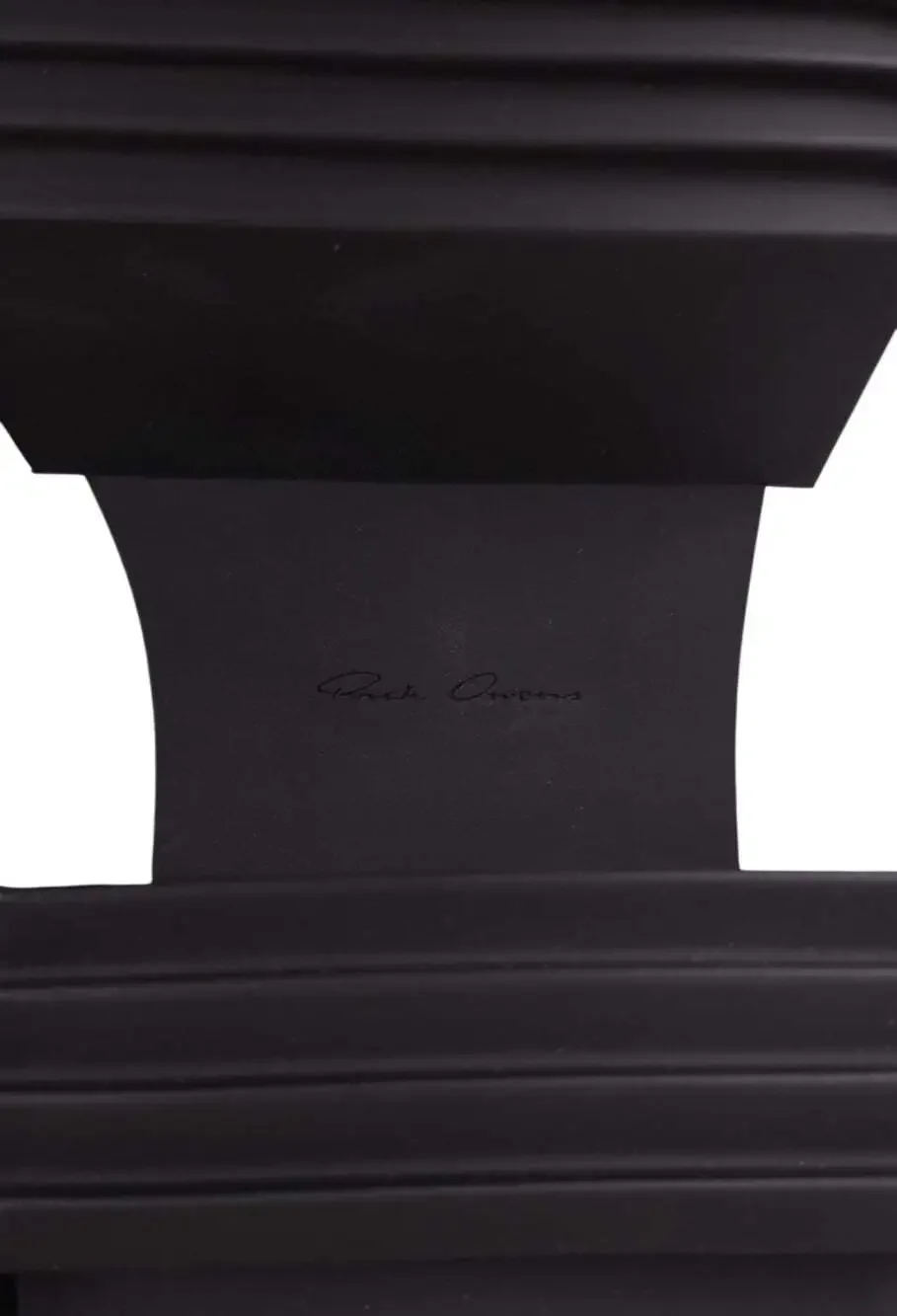Rick Owens Beatle Bogun Boots US 7.5 EU 37.5 Womens Black Calf Leather $1860